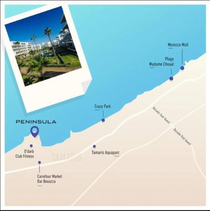 Appartement De Luxe A Peninsula 카사블랑카 외부 사진